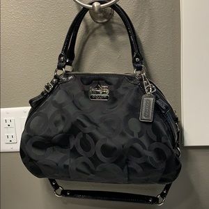 Coach Madison OP Art Sateen Sophia Satchel